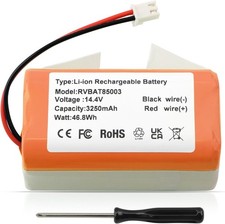 RVBAT85003 Battery Replacement for Shark ION IQ AI EZ Robot Vacuum RV9123
