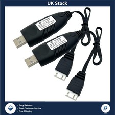 Smart 3S Lipo Battery USB Charger Cable XH-4P Plug 11.1V 2 Pack