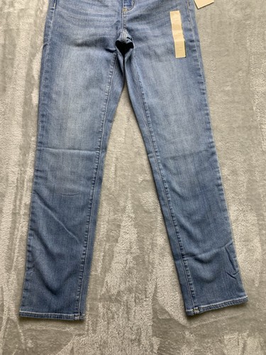 Universal Thread High Rise Slim Straight Vtg Stretch Jeans Sz 00/24L NWT (W661) - Picture 10 of 10