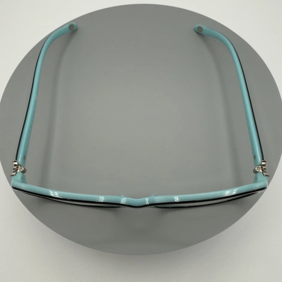 TIFFANY & CO. TF2091-B 8055 Black on Tiffany Blue 53/16/140 Eyeglasses Italy REA - Image 3 of 4