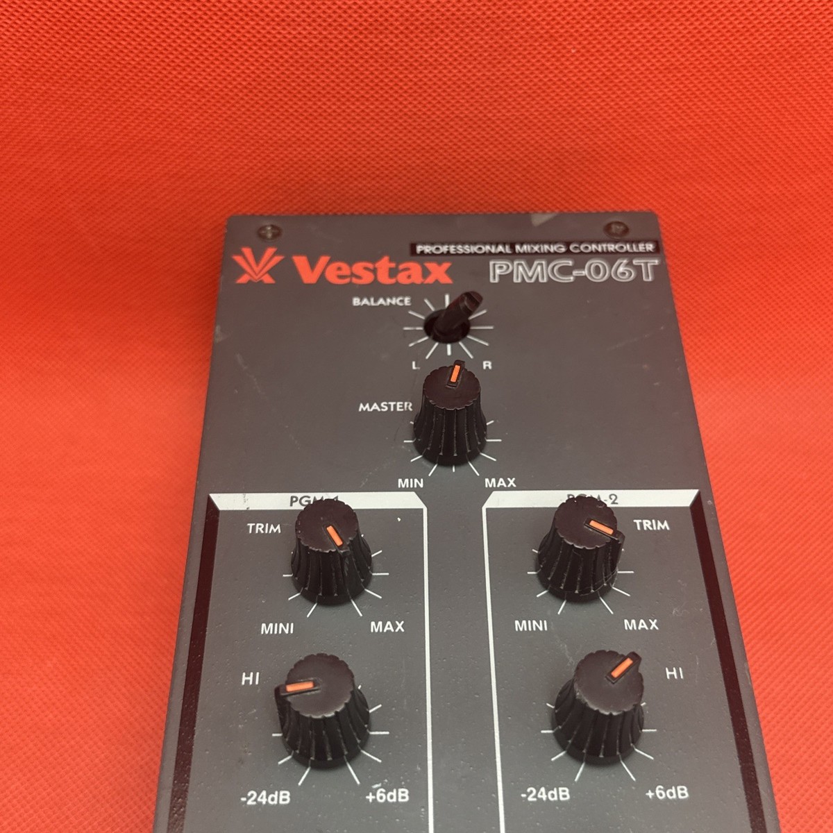 Vestax mixer PMC-06T missing Knobs / No Ac Adapter | eBay