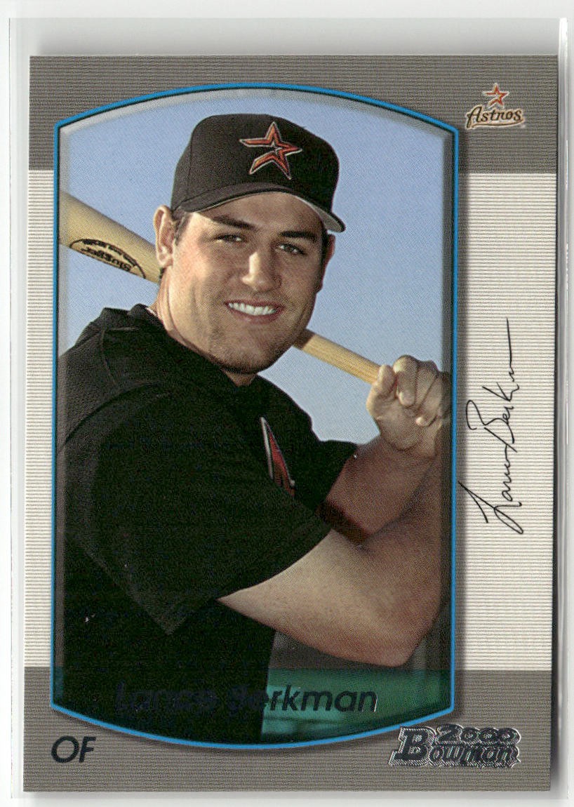 2000 BOWMAN #239 LANCE BERKMAN HOUSTON ASTROS