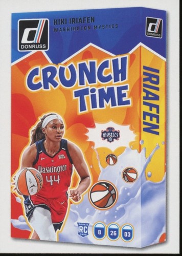 2025 Panini Donruss WNBA Crunch Time #20 Kiki Iriafen - Rookie