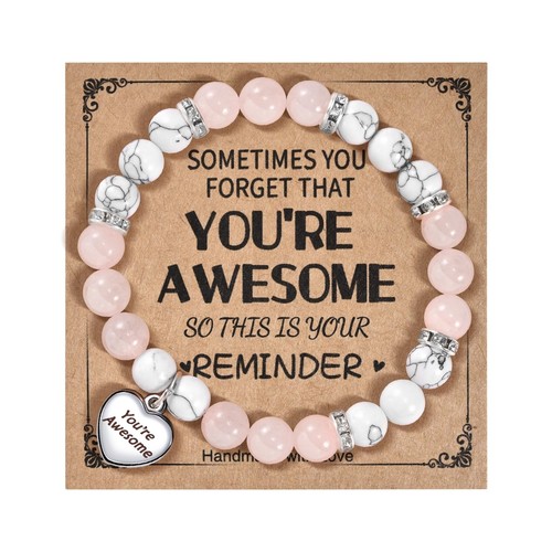 Unique Gifts for Women Natural Stone Bracelets Best Friend Birthday Gifts for Wo - Picture 1 of 6