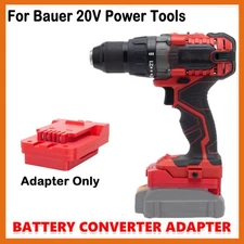 For Worx 20V Li-ion Battery Adapter Convert To For Bauer 20V Cordless Power Tool