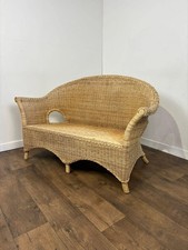 Cane Two Seater Conservatory Settee