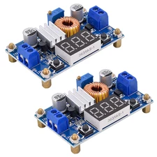 [2 Pack] DC-DC 5A Buck Converter 4-38V to 1.25-36V Step-Down Voltage Regulator H