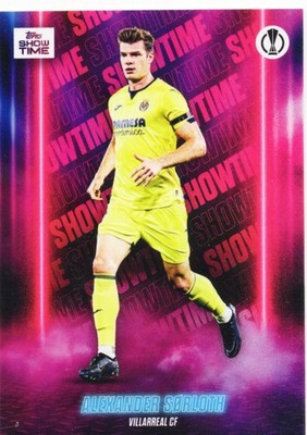 Alexander Sørloth 2023-24 Topps Showtime UEFA Europa League Villarreal CF