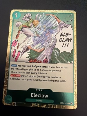 EB04-019 - Eleclaw (R) - One Piece TCG - Englisch