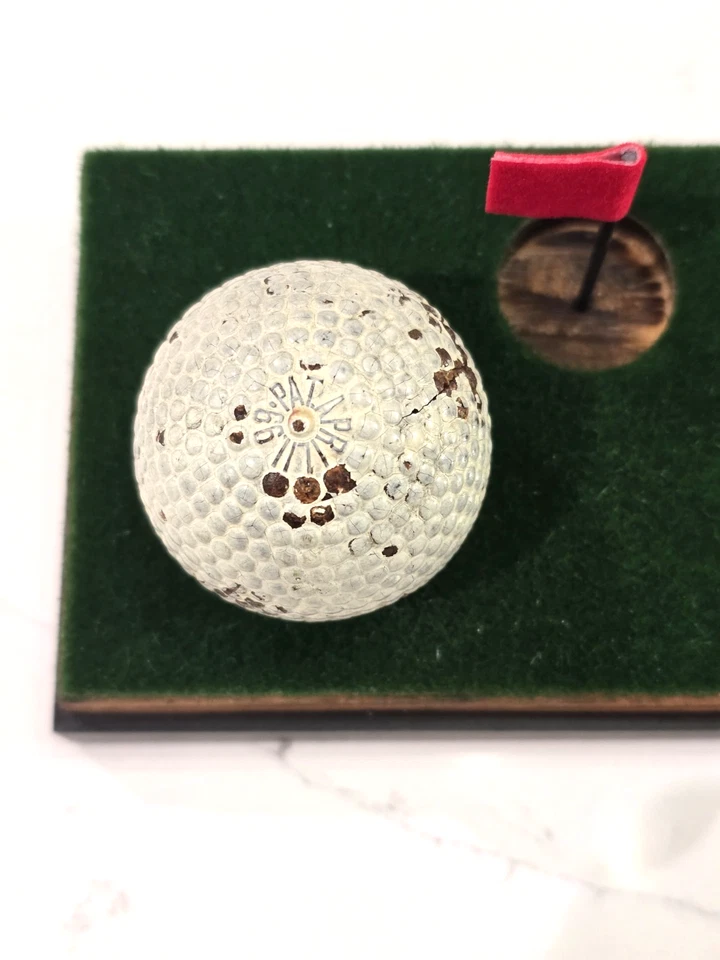 PELOTA DE GOLF SPALDING WHITE (RED DOT) BRAMBLE 1906 Foto 2 de 4