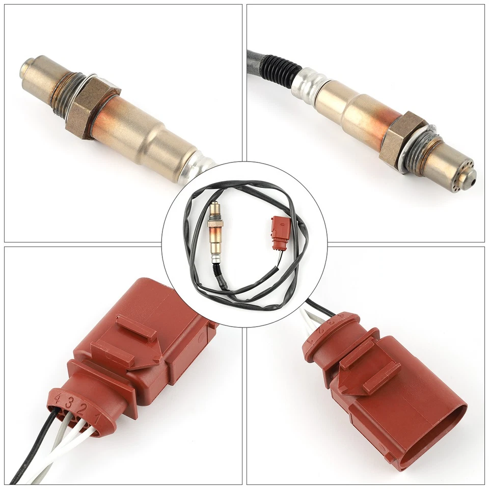 Sensor de oxígeno aguas arriba + aguas abajo 2 piezas para Audi R8 2010-2015 2017 5,2 L 3597 cc Foto 2 de 4