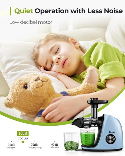 Slow Masticating Juicer with 2-Speed Modes - Cold Press Juicer Machine - Quie... - Picture 5 of 9