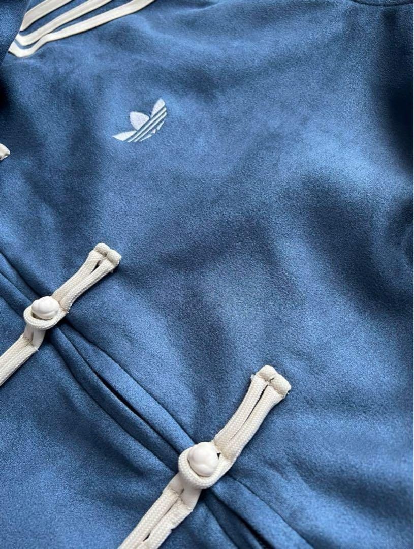 Adidas Chinese Limited Snake Year Truck Jacket Blue Size L Unisex