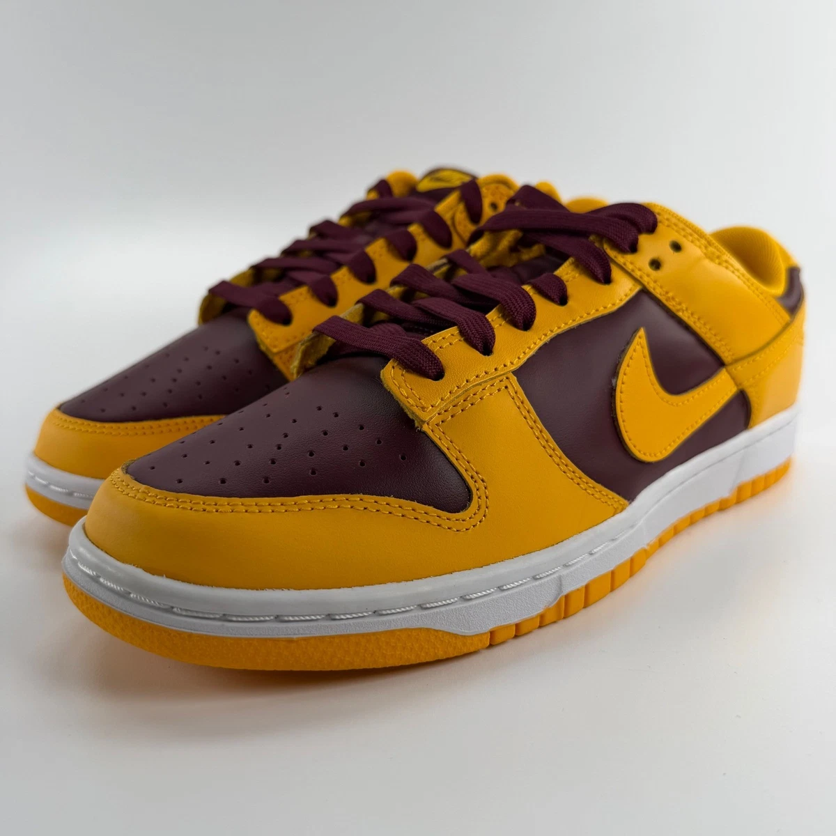 Nike Dunk Low White University Gold | eBay