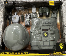 Officially licensed U.S. Army Military Gear 10 Pcs. Pretend Play Set Ages 3-5
