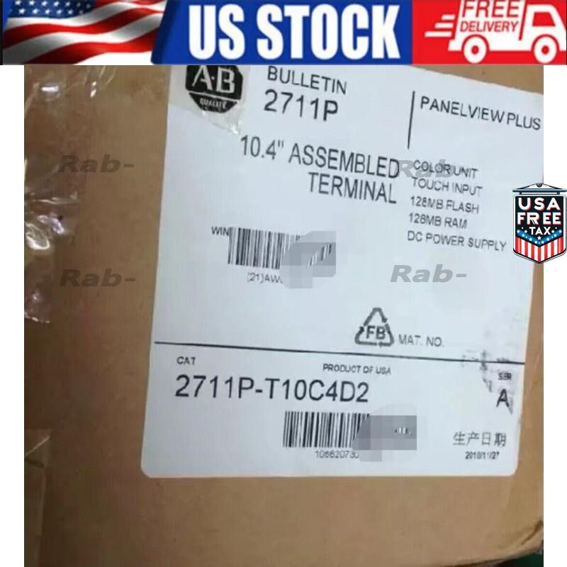 2711P-T10C4D2 AB Panelview Plus 1000 Operator Interface Panel NEW US Free Tax