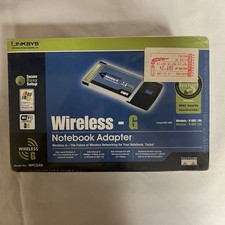 Cisco Linksys WPC54G Wireless-G Notebook Adapter Card Laptop PC
