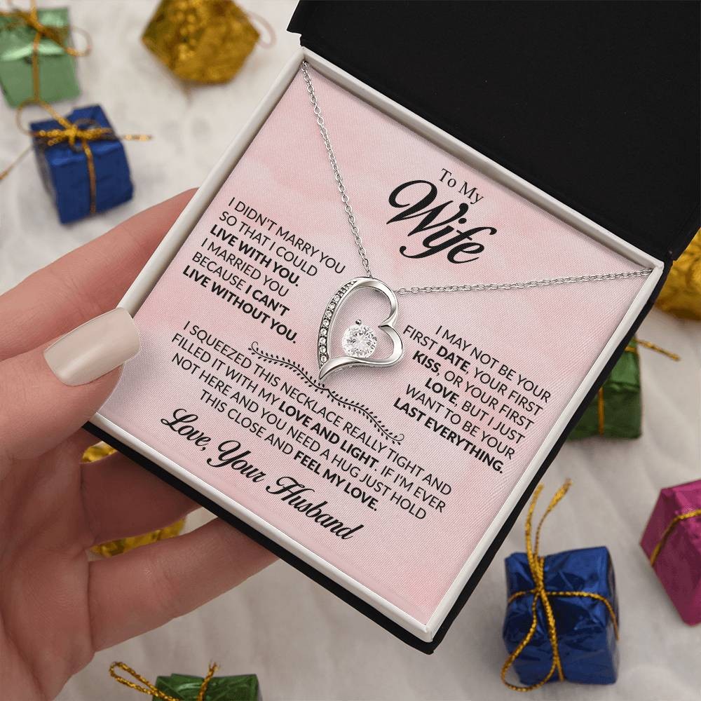 ALMOST SOLD OUT To My Beloved Wife - Heartfelt Necklace Gift to Make Her Smile, image 3