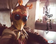 Pamm Riddle The Mandalorian Signed Autograph 8x10 Photo Rodian Star Wars ACOA Pamm Riddle The Mandalorian Signed Autograph 8x10 Photo Rodian Star Wars ACOA