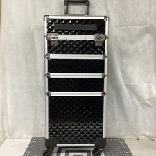 Rolling Makeup Case 3 In 1 Removable Lockable Make Up Case Cosmetology On Wheels