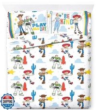 Jay Franco Kids Sheet Cartoon Set with Fitted, Flat Sheets and Pi