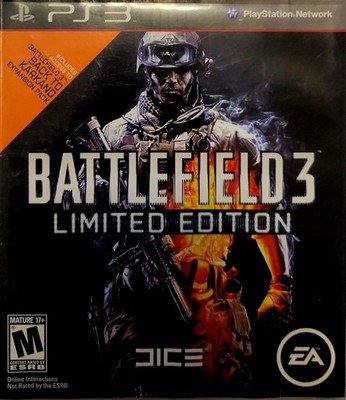Battlefield 3 Limited Edition/ CIB/ MINT (Sony PlayStation 3 PS3) FAST SHIPPING 