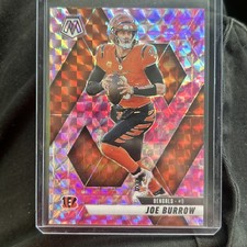 2025 Panini Mosaic - Joe Burrow #97 Camo Pink Mosaic Prizm