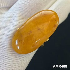 Vintage European Natural Baltic Amber Rings Size adjustable