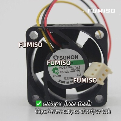 SUNON Maglev KDE1204PKV1 4020 40mm x 20mm Cooler Cooling Fan 12V 0.8W 3Pin*jrc