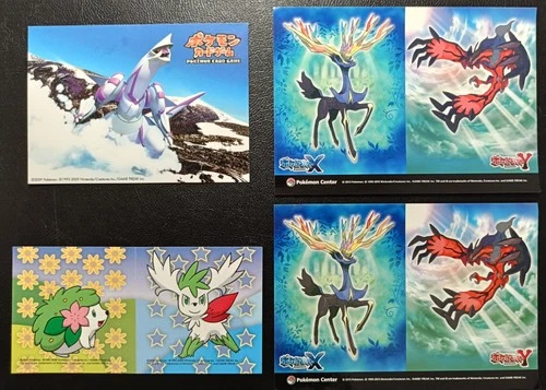 Sticker - Japan Pokemon - set - Shaymin Xerneas Palkia 0720
