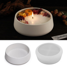 Large Bowl Silicone Molds,7.2In round Container Resin Mold for Bowl,Silicone Mol