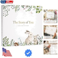 Keepsake Memory Book for Baby Boy or Girl Timeless First 5 Baby Book A Miles...