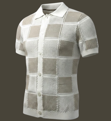 Steel & Jelly  Crowley in Stone Colorway. Checkerboard Knit. Men s Small NWT