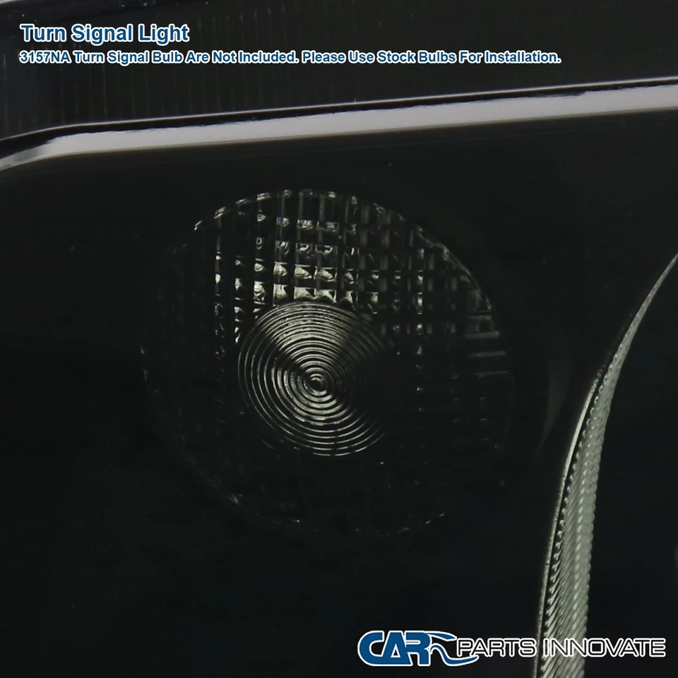 Fit 99-05 Volkswagen Jetta Bora Mk4 Black Smoke Headlights Head Lamps Left+Right Foto 4 de 4