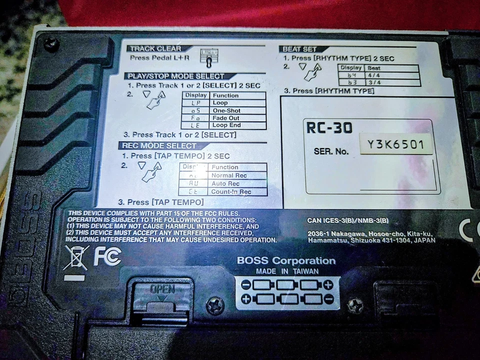 Boss RC-30 Loop Station (sans alimentation) - Photo 3/4