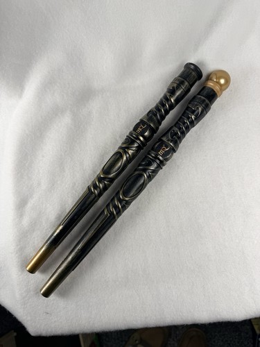 2 MagiQuest Black Gold Wands Great Wolf Lodge Wolf Magic Quest