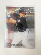 2016 Topps Finest - Trea Turner #18 (RC)