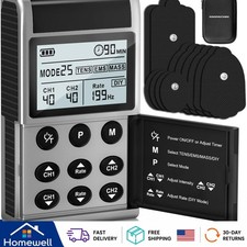 TENS Unit Muscle Stimulator: 4-in-1 Pain Relief with Custom Frequency Settings