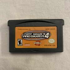 Tony Hawk's Pro Skater 4 (Nintendo Game Boy Advance, 2002) Authentic Tested