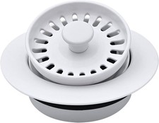 Garbage Disposal Drain Strainer and Stopper with Decorative Disposal Flange in