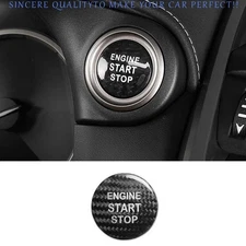 For Lexus NX 200t 300 300h 2015-2021 Carbon Fiber One-Click Startup Cover Trim