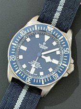 Tudor Pelagos FXD Titanium 42mm Blue Dial Strap Watch 25707B/24 Full Set (B+P)