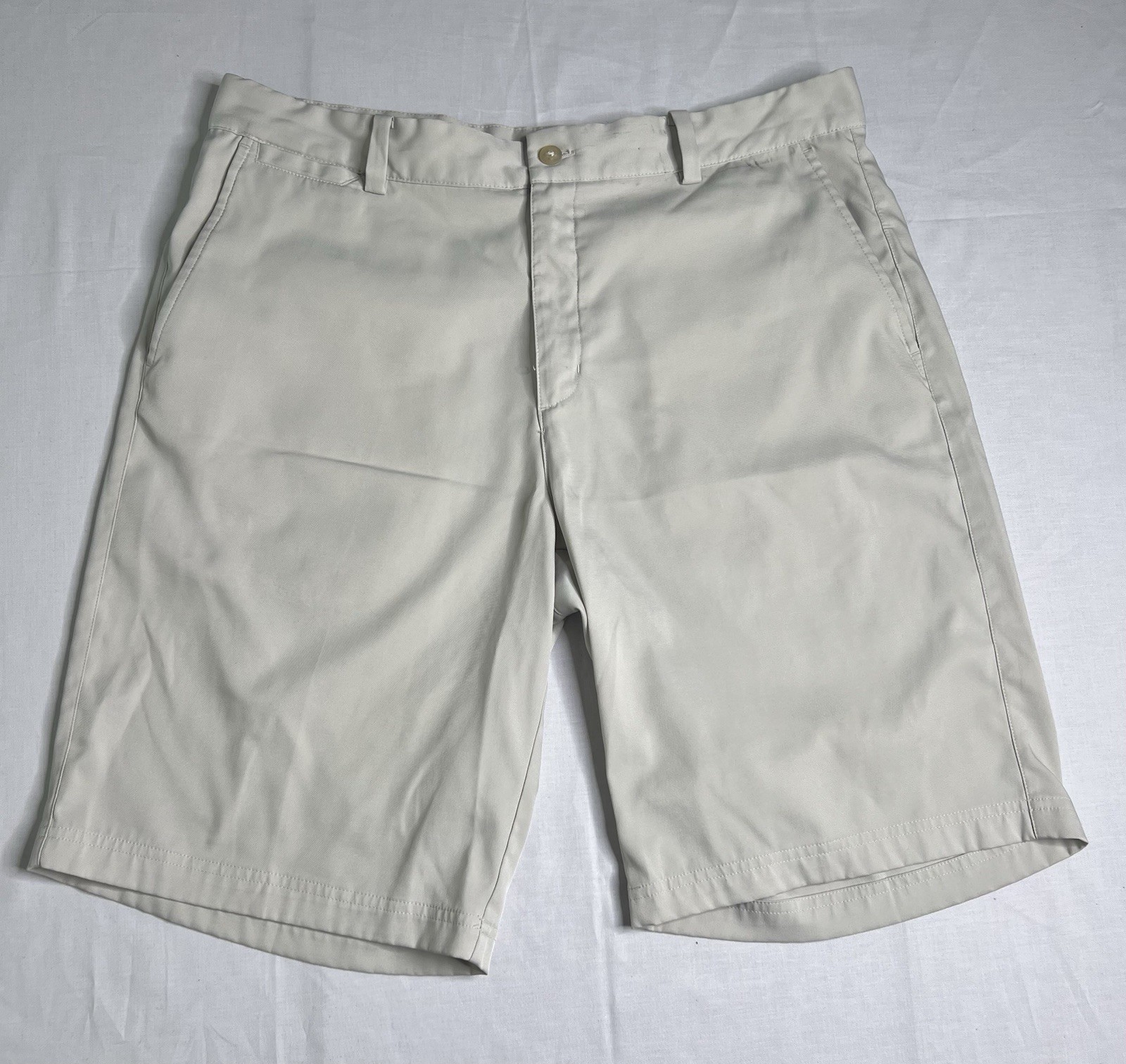 Nike Golf Tour Performance Shorts Mens 34 Khaki Gray  Lightweight