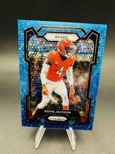 2023 Panini Prizm Eddie Jackson 81/95 Blue No Huddle Disco #52 Chicago Bears