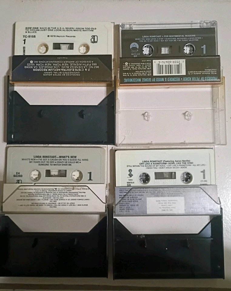 LINDA RONSTADT CASSETTE TAPES LOT OF 4  Foto 3 de 3