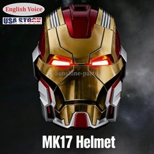 Iron Man Helmet MK17 1/1 Wearable English Voice-controlled Mask Transform Prop