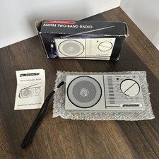 Americana AM/FM Radio Model 833 w/ Box Manual Works Vintage