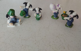 Mary Moo Moos LOT of Figurines JOHN DEERE