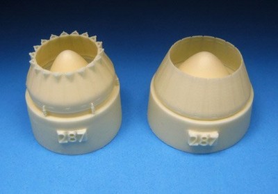 Barracuda BR-R72287 1/72 Tu-22 Blinder Exhause and Afterburner Set