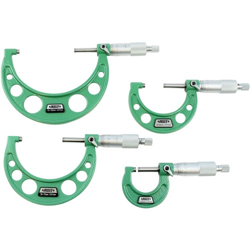 Insize Metric Outside Micrometer Set 0-100mm Range Series 3203-1004A - Picture 3 of 10
